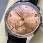 GR Factory IWC Portuguese IW358313 40mm Steel Leather Strap Arabic Numerals Bronze Dial (4) GR Factory IWC Portuguese IW358313 40mm Steel Leather Strap Arabic Numerals Bronze Dial