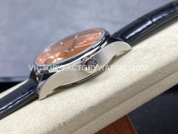 GR Factory IWC Portuguese IW358313 40mm Steel Leather Strap Arabic Numerals Bronze Dial (9) GR Factory IWC Portuguese IW358313 40mm Steel Leather Strap Arabic Numerals Bronze Dial