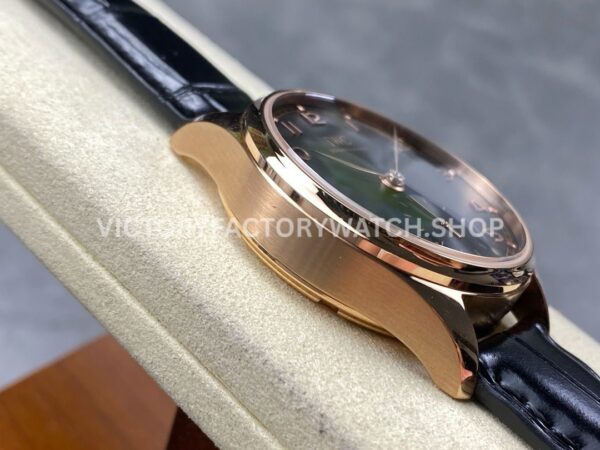 GR Factory IWC Portuguese IW358401 40mm Rose Gold Leather Strap Arabic Numerals Black Dial (7) GR Factory IWC Portuguese IW358401 40mm Rose Gold Leather Strap Arabic Numerals Black Dial