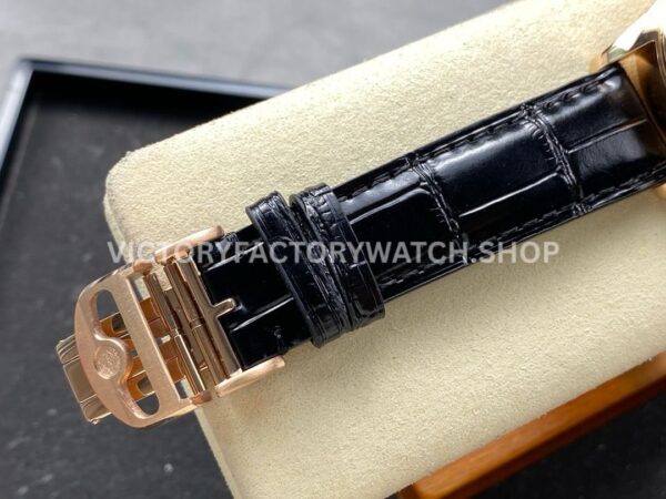 GR Factory IWC Portuguese IW358401 40mm Rose Gold Leather Strap Arabic Numerals Black Dial (9) GR Factory IWC Portuguese IW358401 40mm Rose Gold Leather Strap Arabic Numerals Black Dial