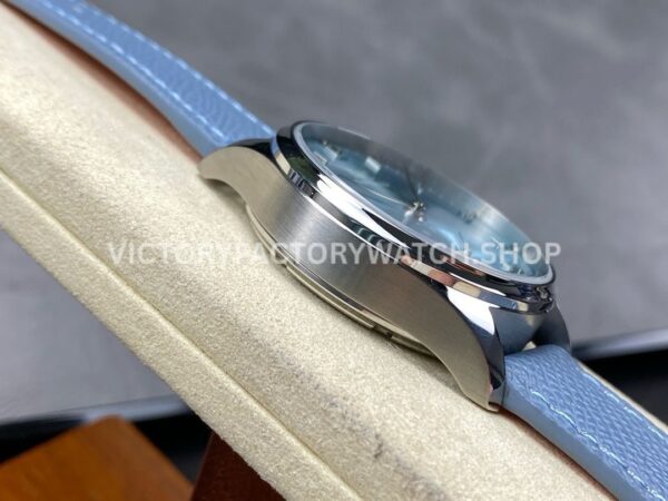 GR Factory IWC Portuguese IW358402 40mm Steel Leather Strap Arabic Numerals Ice Blue Dial (9) GR Factory IWC Portuguese IW358402 40mm Steel Leather Strap Arabic Numerals Ice Blue Dial