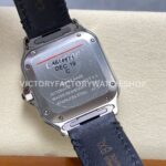 J12 Factory Cartier Santos W2SA0016 35.1mm Black Leather Strap Yellow Gold Bezel Roman Numerals Silver Dial (5) J12 Factory Cartier Santos W2SA0016 35.1mm Black Leather Strap Yellow Gold Bezel Roman Numerals Silver Dial