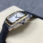 J12 Factory Cartier Santos W2SA0016 35.1mm Black Leather Strap Yellow Gold Bezel Roman Numerals Silver Dial (8) J12 Factory Cartier Santos W2SA0016 35.1mm Black Leather Strap Yellow Gold Bezel Roman Numerals Silver Dial