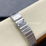 J12 Factory Cartier Santos W2SA0016 35.1mm Full Steel Yellow Gold Bezel Roman Numerals Silver Dial (5) J12 Factory Cartier Santos W2SA0016 35.1mm Full Steel Yellow Gold Bezel Roman Numerals Silver Dial