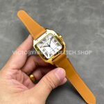 J12 Factory Cartier Santos WGSA0029 39.8mm Brown Leather Strap Roman Numerals White Dial (4) J12 Factory Cartier Santos WGSA0029 39.8mm Brown Leather Strap Roman Numerals White Dial