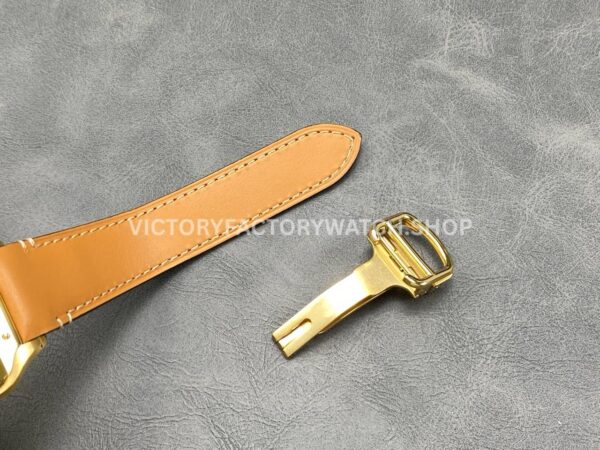 J12 Factory Cartier Santos WGSA0029 39.8mm Brown Leather Strap Roman Numerals White Dial (5) J12 Factory Cartier Santos WGSA0029 39.8mm Brown Leather Strap Roman Numerals White Dial