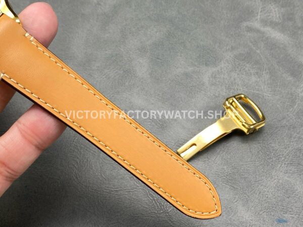 J12 Factory Cartier Santos WGSA0029 39.8mm Brown Leather Strap Roman Numerals White Dial (8) J12 Factory Cartier Santos WGSA0029 39.8mm Brown Leather Strap Roman Numerals White Dial