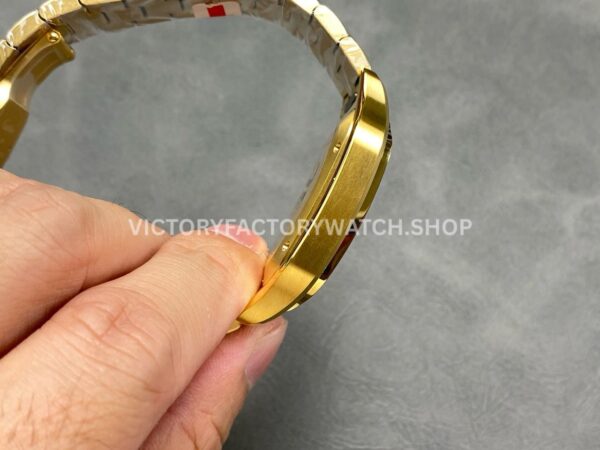 J12 Factory Cartier Santos WGSA0029 39.8mm Full Yellow Gold Roman Numerals White Dial
