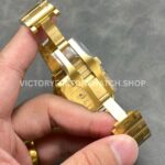J12 Factory Cartier Santos WGSA0029 39.8mm Full Yellow Gold Roman Numerals White Dial