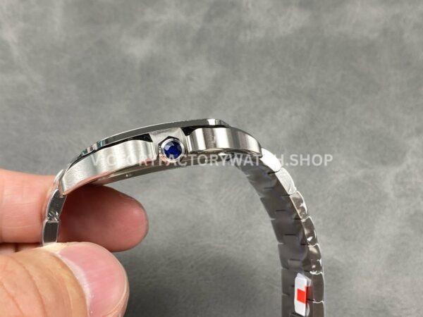 J12 Factory Cartier Santos WSSA0018 39.8mm Full Steel Roman Numerals Silver Dial (8) J12 Factory Cartier Santos WSSA0018 39.8mm Full Steel Roman Numerals Silver Dial
