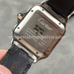 J12 Factory Cartier Santos WSSA0037 39.8mm Black Bezel Roman Numerals Grey Dial (5) J12 Factory Cartier Santos WSSA0037 39.8mm Black Bezel Roman Numerals Grey Dial