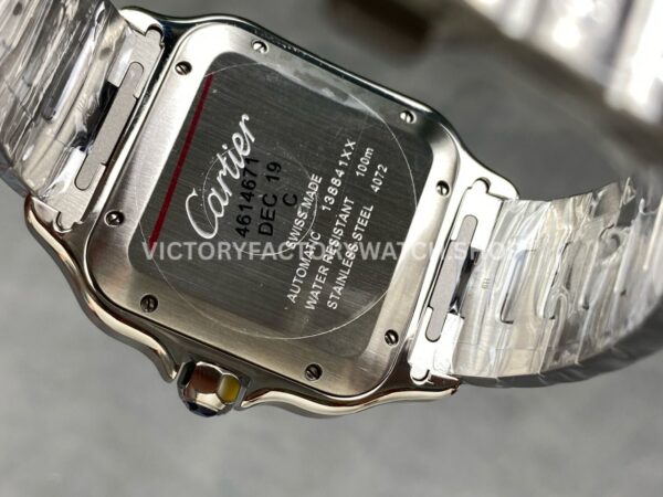 J12 Factory Cartier Santos WSSA0062 39.8mm Full Steel Roman Numerals Green Dial