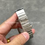 J12 Factory Cartier Santos WSSA0062 39.8mm Full Steel Roman Numerals Green Dial