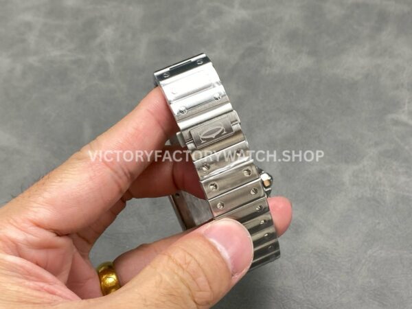 J12 Factory Cartier Santos WSSA0062 39.8mm Full Steel Roman Numerals Green Dial