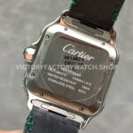 J12 Factory Cartier Santos WSSA0062 39.8mm Green Leather Strap Roman Numerals Green Dial (1) J12 Factory Cartier Santos WSSA0062 39.8mm Green Leather Strap Roman Numerals Green Dial