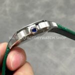 J12 Factory Cartier Santos WSSA0062 39.8mm Green Leather Strap Roman Numerals Green Dial (10) J12 Factory Cartier Santos WSSA0062 39.8mm Green Leather Strap Roman Numerals Green Dial