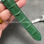 J12 Factory Cartier Santos WSSA0062 39.8mm Green Leather Strap Roman Numerals Green Dial (4) J12 Factory Cartier Santos WSSA0062 39.8mm Green Leather Strap Roman Numerals Green Dial