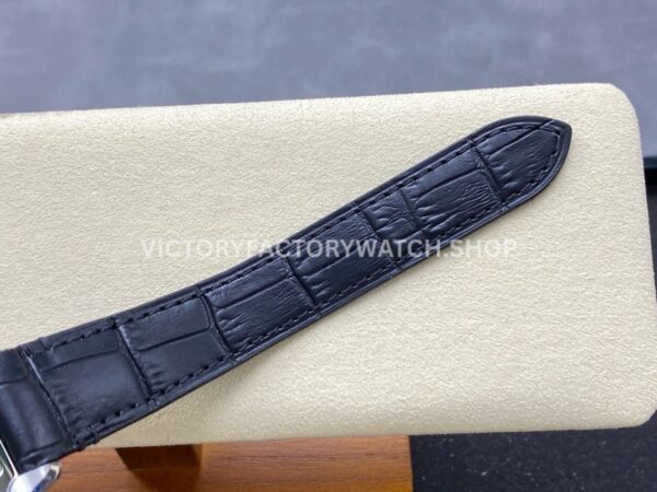 J12 Factory Cartier Santos WSSA0063 35.1mm Leather Strap Roman Numerals Blue Dial (8) J12 Factory Cartier Santos WSSA0063 35.1mm Leather Strap Roman Numerals Blue Dial