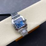 J12 Factory Cartier Santos WSSA0063 39.8mm Full Steel Roman Numerals Blue Dial (10) J12 Factory Cartier Santos WSSA0063 39.8mm Full Steel Roman Numerals Blue Dial