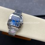 J12 Factory Cartier Santos WSSA0063 39.8mm Full Steel Roman Numerals Blue Dial (7) J12 Factory Cartier Santos WSSA0063 39.8mm Full Steel Roman Numerals Blue Dial