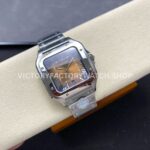J12 Factory Cartier Santos WSSA0064 39.8mm Full Steel Roman Numerals Brown Dial (5) J12 Factory Cartier Santos WSSA0064 39.8mm Full Steel Roman Numerals Brown Dial