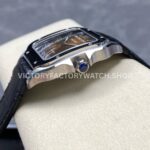 J12 Factory Cartier Santos WSSA0064 39.8mm Leather Strap Roman Numerals Brown Dial (4) J12 Factory Cartier Santos WSSA0064 39.8mm Leather Strap Roman Numerals Brown Dial