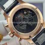 JP Factory IWC Pilot Chronograph IW388309 41mm Rose Gold Rubber Strap Arabic Numerals Black Dial (1) JP Factory IWC Pilot Chronograph IW388309 41mm Rose Gold Rubber Strap Arabic Numerals Black Dial