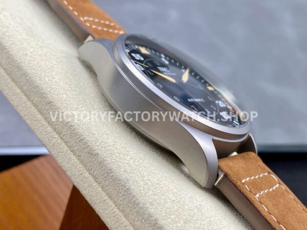 M+ Factory IWC Big Pilot IW329701 43mm Titanium Leather Strap Arabic Numerals Black Dial (1) M+ Factory IWC Big Pilot IW329701 43mm Titanium Leather Strap Arabic Numerals Black Dial