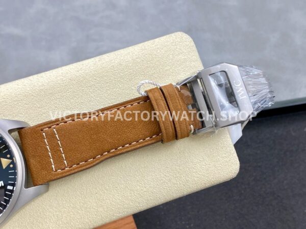 M+ Factory IWC Big Pilot IW329701 43mm Titanium Leather Strap Arabic Numerals Black Dial (2) M+ Factory IWC Big Pilot IW329701 43mm Titanium Leather Strap Arabic Numerals Black Dial
