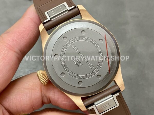 M+ Factory IWC Big Pilot IW329703 Bronze Leather Strap Black Dial (9) M+ Factory IWC Big Pilot IW329703 43mm Bronze Leather Strap Black Dial