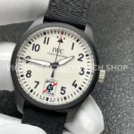 M+ Factory IWC Pilot Black Aces IW326905 41mm Ceramic Textile Strap White Dial (1) M+ Factory IWC Pilot Black Aces IW326905 41mm Ceramic Textile Strap White Dial