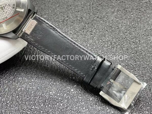 M+ Factory IWC Pilot Black Aces IW326905 41mm Ceramic Textile Strap White Dial (6) M+ Factory IWC Pilot Black Aces IW326905 41mm Ceramic Textile Strap White Dial