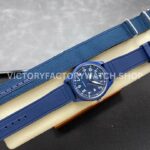 M+ Factory IWC Pilot Laureus Edition IW328101 41mm Ceramic Rubber Strap Arabic Numerals Blue Dial (9) M+ Factory IWC Pilot Laureus Edition IW328101 41mm Ceramic Rubber Strap Arabic Numerals Blue Dial