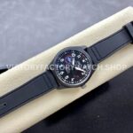 M+ Factory IWC Pilot Mark XVIII Top Gun IW324711 41mm Ceramic Rubber Strap Arabic Numerals Black Dial (5) M+ Factory IWC Pilot Mark XVIII Top Gun IW324711 41mm Ceramic Rubber Strap Arabic Numerals Black Dial