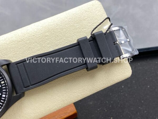 M+ Factory IWC Pilot Mark XVIII Top Gun IW324712 41mm Ceramic Rubber Strap Arabic Numerals Black Dial (2) M+ Factory IWC Pilot Mark XVIII Top Gun IW324712 41mm Ceramic Rubber Strap Arabic Numerals Black Dial