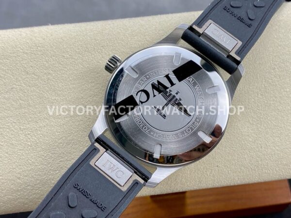 M+ Factory IWC Pilot Mark XX IW328201 40mm Steel Black Rubber Strap Arabic Numerals Black Dial (6) M+ Factory IWC Pilot Mark XX IW328201 40mm Steel Black Rubber Strap Arabic Numerals Black Dial
