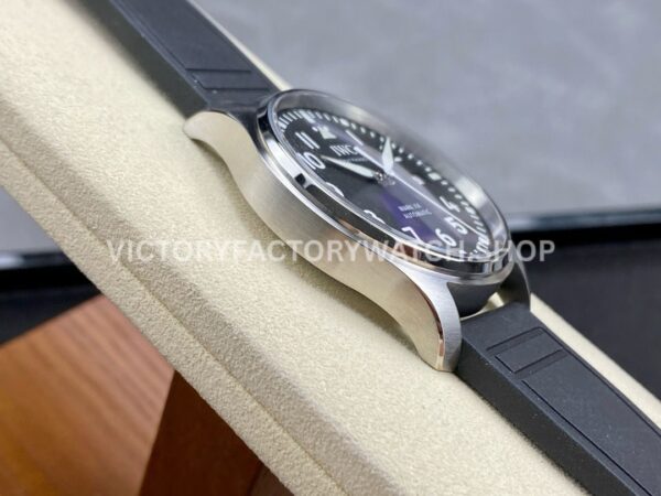 M+ Factory IWC Pilot Mark XX IW328201 40mm Steel Black Rubber Strap Arabic Numerals Black Dial (9) M+ Factory IWC Pilot Mark XX IW328201 40mm Steel Black Rubber Strap Arabic Numerals Black Dial