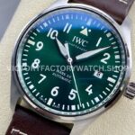 M+ Factory IWC Pilot Mark XX IW328205 40mm Steel Leather Strap Arabic Numerals Green Dial (2) M+ Factory IWC Pilot Mark XX IW328205 40mm Steel Leather Strap Arabic Numerals Green Dial