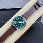 M+ Factory IWC Pilot Mark XX IW328205 40mm Steel Leather Strap Arabic Numerals Green Dial (8) M+ Factory IWC Pilot Mark XX IW328205 40mm Steel Leather Strap Arabic Numerals Green Dial