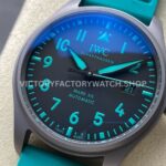 M+ Factory IWC Pilot Mark XX Mercedes-AMG Petronas IW328210 40mm Titanium Blue Rubber Strap Blue Arabic Numerals Black Dial (6) M+ Factory IWC Pilot Mark XX Mercedes-AMG Petronas IW328210 40mm Titanium Blue Rubber Strap Blue Arabic Numerals Black Dial