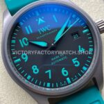 M+ Factory IWC Pilot Mark XX Mercedes-AMG Petronas IW328210 40mm Titanium Blue Rubber Strap Blue Arabic Numerals Black Dial (7) M+ Factory IWC Pilot Mark XX Mercedes-AMG Petronas IW328210 40mm Titanium Blue Rubber Strap Blue Arabic Numerals Black Dial