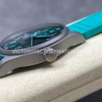 M+ Factory IWC Pilot Mark XX Mercedes-AMG Petronas IW328210 40mm Titanium Blue Rubber Strap Blue Arabic Numerals Black Dial (8) M+ Factory IWC Pilot Mark XX Mercedes-AMG Petronas IW328210 40mm Titanium Blue Rubber Strap Blue Arabic Numerals Black Dial