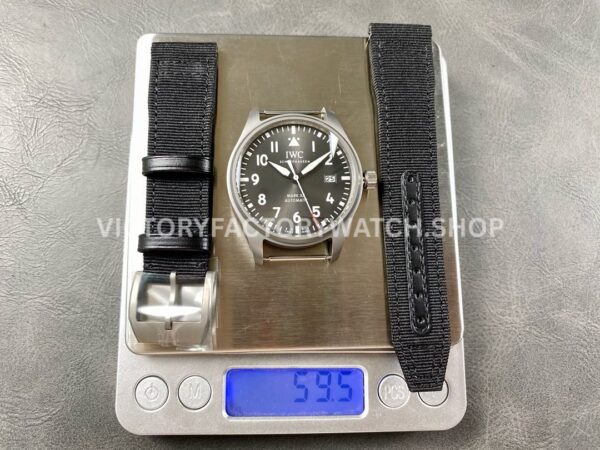 M+ Factory IWC Pilot Mark XX Patrouille Suisse IW328209 40mm Titanium Self-Detachable Strap Grey Dial (7) M+ Factory IWC Pilot Mark XX Patrouille Suisse IW328209 40mm Titanium Self-Detachable Strap Grey Dial