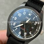 M+ Factory IWC Pilot Top Gun IW326901 41mm Ceramic Textile Strap Arabic Numerals Black Dial (2) M+ Factory IWC Big Pilot Top Gun IW329801 43mm Ceramic Textile Strap Arabic Numerals Black Dial