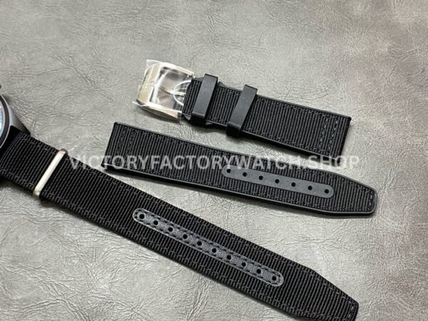 M+ Factory IWC Pilot Top Gun IW326901 41mm Ceramic Textile Strap Arabic Numerals Black Dial (3) M+ Factory IWC Big Pilot Top Gun IW329801 43mm Ceramic Textile Strap Arabic Numerals Black Dial