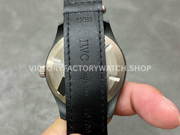 M+ Factory IWC Pilot Top Gun IW326901 41mm Ceramic Textile Strap Arabic Numerals Black Dial (5) M+ Factory IWC Big Pilot Top Gun IW329801 43mm Ceramic Textile Strap Arabic Numerals Black Dial