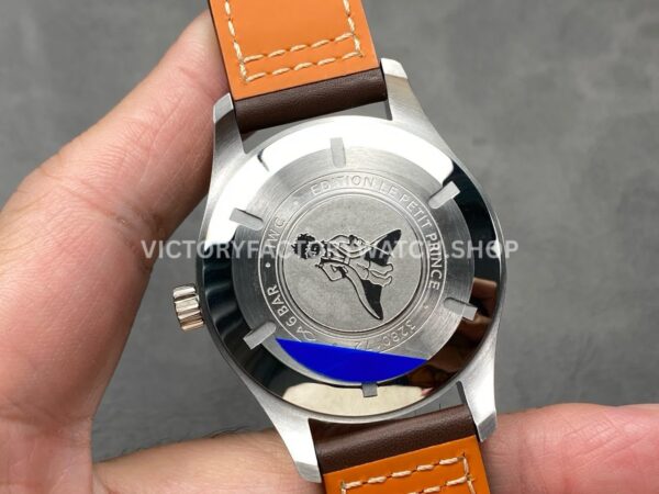 MKS Factory IWC Pilot Mark XVIII IW327010 40mm Steel Brown Leather Strap Arabic Numerals Blue Dial (2) MKS Factory IWC Pilot Mark XVIII IW327010 40mm Steel Brown Leather Strap Arabic Numerals Blue Dial