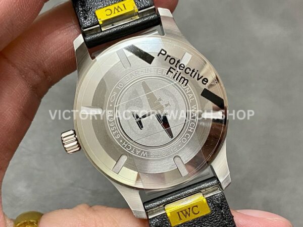 MKS Factory IWC Pilot Mark XX IW328201 40mm Steel Leather Strap Arabic Numerals Black Dial (3) MKS Factory IWC Pilot Mark XX IW328201 40mm Steel Leather Strap Arabic Numerals Black Dial