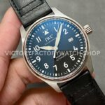 MKS Factory IWC Pilot Mark XX IW328201 40mm Steel Leather Strap Arabic Numerals Black Dial (9) MKS Factory IWC Pilot Mark XX IW328201 40mm Steel Leather Strap Arabic Numerals Black Dial
