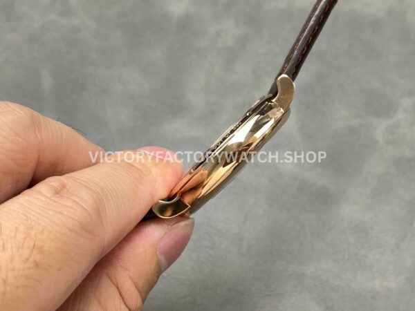 MKS Factory IWC Portofino IW356504 40mm Rose Gold Leather Strap Roman Numerals Silver Dial (2) MKS Factory IWC Portofino IW356504 40mm Rose Gold Leather Strap Roman Numerals Silver Dial